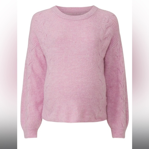 Splendid Lilac Natalia Maternity Sweater, RTR - Picture 4 of 8